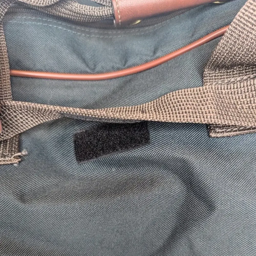 Ricardo Beverly Hills green canvas bag duffel carry-on overnight weekender